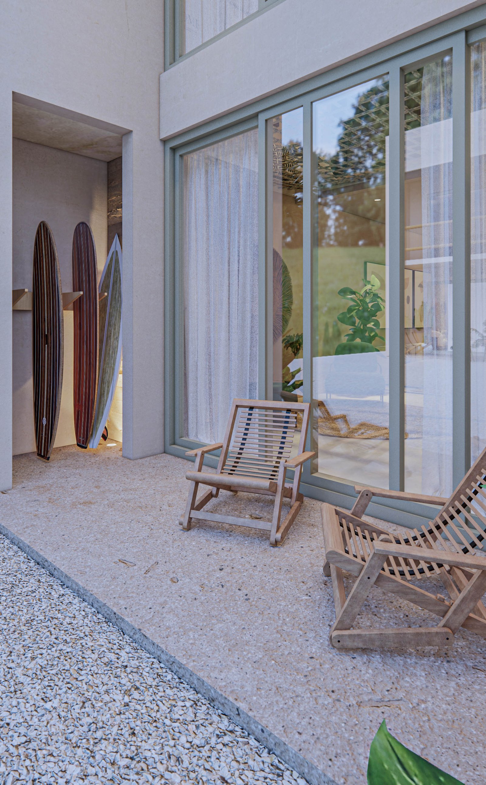 Render Terraza Villa